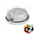 Pack X2 Apliques Tortuga Redonda Con Reja Chapa E27
