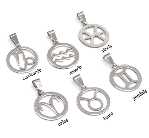Dijes 12 signos zodiacales - comprar online