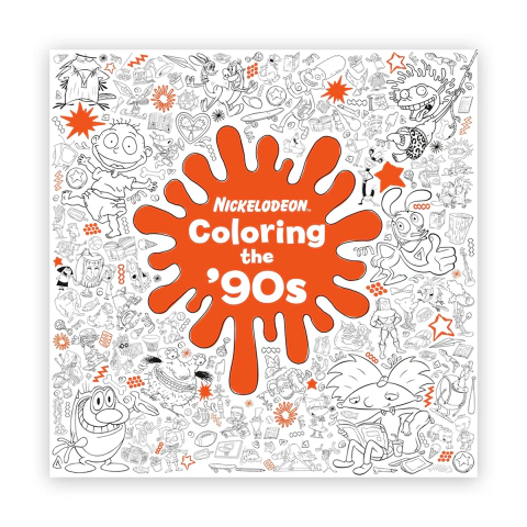 LIBRO PARA COLOREAR NICKELODEON COLOREANDO LOS 90'S