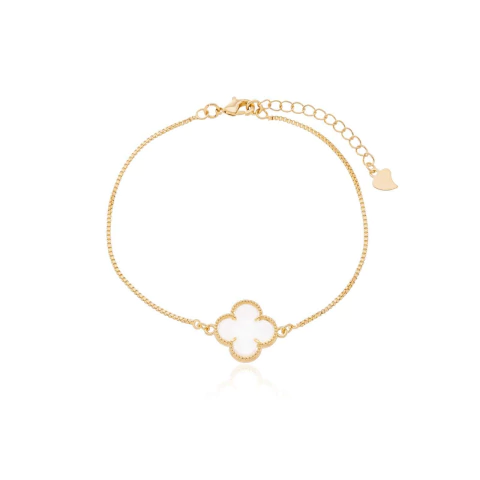 Pulseira Alhambra Branca Média