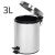 Lixeira Inox 3L com Pedal