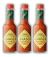 Kit 3 Molhos Pimenta Tabasco Garlic Vidro 60ml