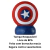 Garrafa Infantil 3d 560ml Personagem Capitão America na internet