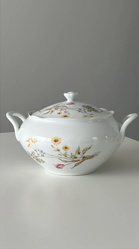 Guisera de porcelana Paraná con flores de Outlet