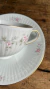 Dúo de té de porcelana Tsuji desigual platito con detalle leve Outlet - Cositas Lindas Vintage