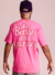 CAMISETA TOO BLESSED TO BE STRESSED - ROSA - loja online