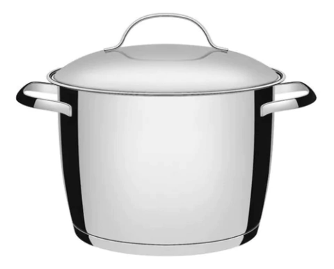 Olla 62655/200 Tramontina Allegra 20cm 4.37 Litros Acero Inoxidable 18/10 Triple Fondo Samihome