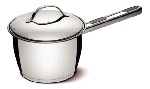 Cacerola Alta 62657/160 Tramontina Allegra 16cm 2,1 Litros Acero Inoxidable Triple Fondo Samihome