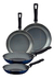 Juego De 4 Sartenes Milan Antiadherente Teflon Tramontina Color Negro - comprar online