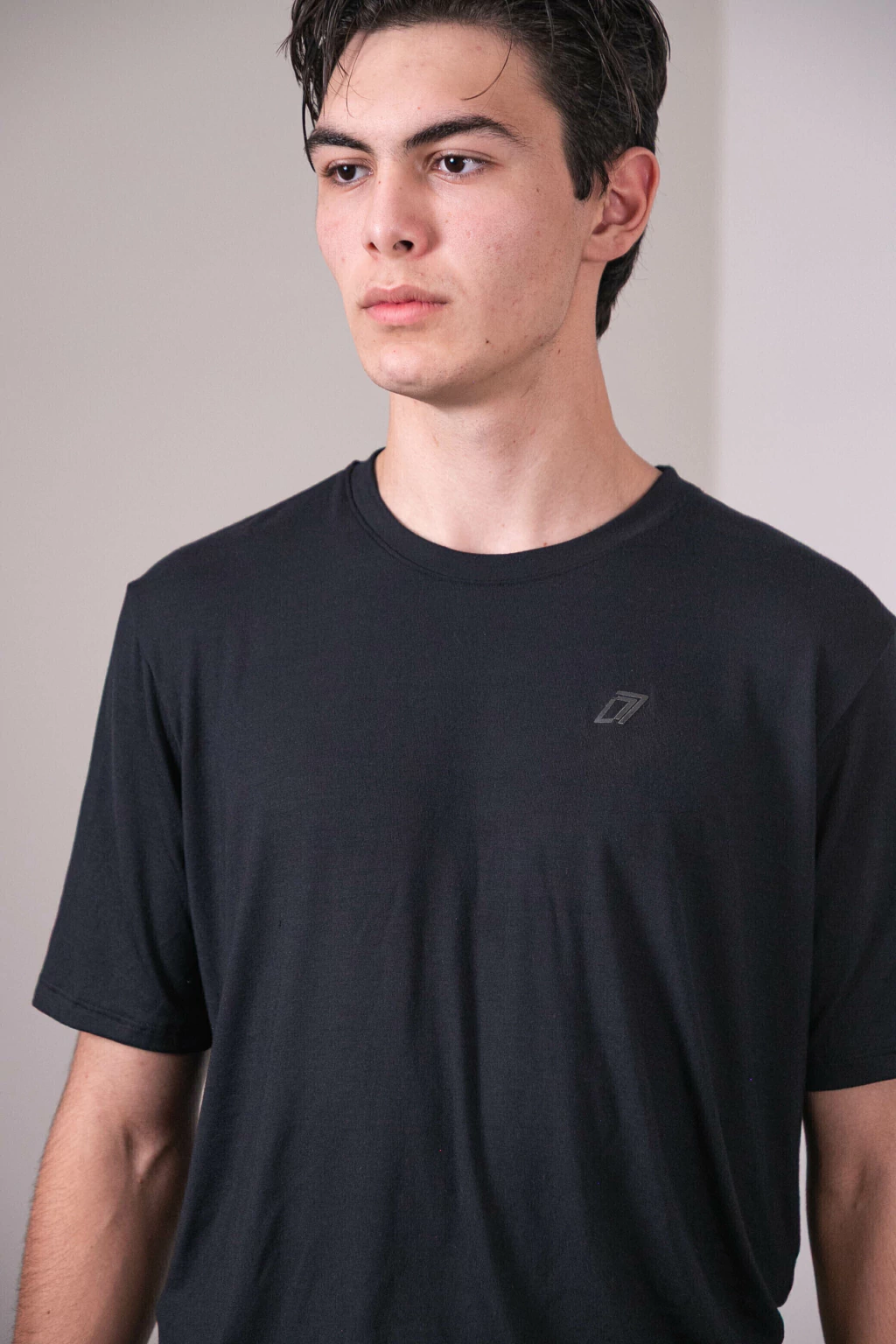 Camiseta Regular Modal "ICON" Preta