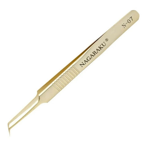 Pinça Nagaraku Para Alongamento e Extensão De Cílios Profissional Modelo N-07 - comprar online
