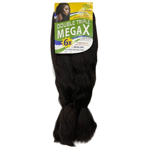 Cabelo Kanekalon Jumbo Para Tranças Box Braid MEGAX 400g Fibra Especial