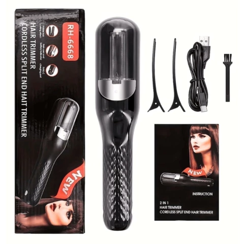 Aparador De Pontas Duplas Cortador De Cabelo Sem Fio Acessórios De Modelagem