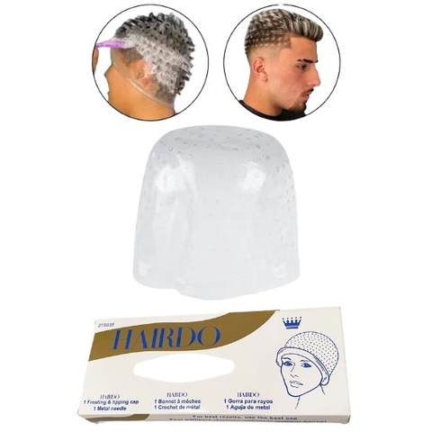 Touca Hairdo Silicone Transparente Mechas Luzes Reflexo Cabelo - comprar online