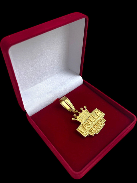 Pingente Favela Venceu M 100% Moeda Antiga - comprar online