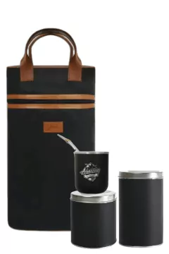 Set matero térmico de acero con mochila matera