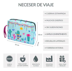 Neceser Portacosméticos Maquillaje Viaje Mujer Madu Regalo - comprar online