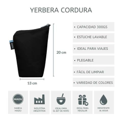 Set Matero Amargo Porta Yerba Bag Estuche Bombilla Madu - tienda online