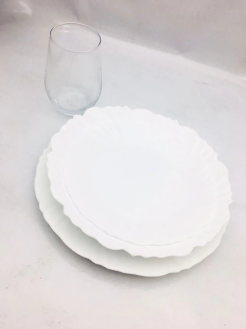 Juego de platos opaline