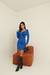 Vestido Natiele Curto Trilobal Azul Royal - comprar online