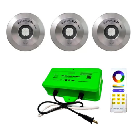 Luces Pileta Piscina Pooled Nazar 3 Luces + Control Remoto