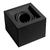 Plafon Spot Cardanico Negro P/1 Dicroica Led Macroled