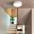Imagen de Plafon Redondo Techo Led 40w Blanco Madera Barcelona Puro