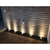 Embutido Piso Lampara Dicroica Led Frontal Gu10 Negro Delta - comprar online
