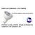 Plafon 4 Luces Dicro Gu10 Base Cuadrada Living Blanca Niza - comprar online