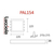 Plafon Led 18w Cuadrado 20x20 Acero Platil Calida Lucciola en internet