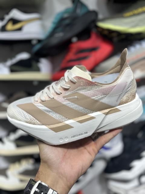 Adizero Adios Pro 4 - Branco/Bege