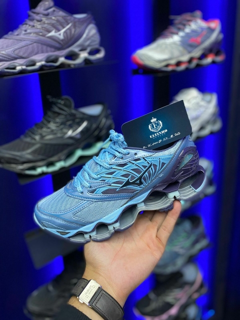 Mizuno Wave Prophecy 8 - Azul/Roxo - comprar online