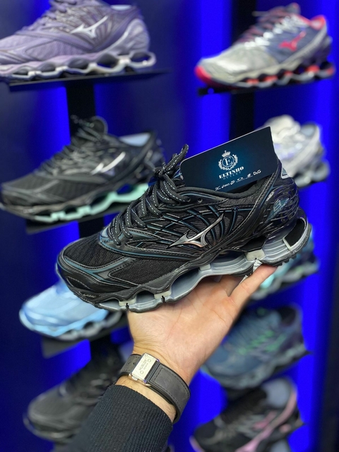 Mizuno Wave Prophecy 8 - Preto/Cinza - comprar online