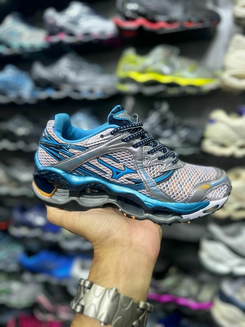 Mizuno Prophecy 1 - Cinza/Azul Bebe - comprar online