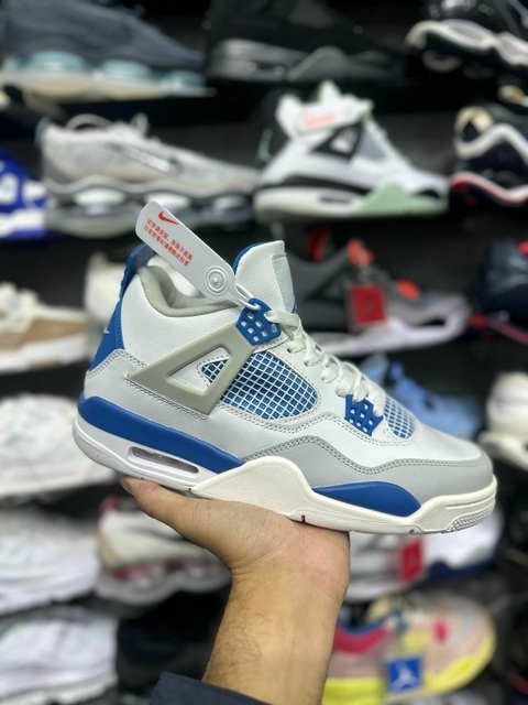 Nike Air Jordan 4 - Cinza/Azul - comprar online