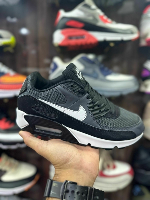 Air Max 90 - Preto/Cinza/Branco - comprar online