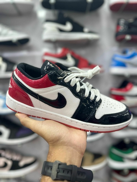 Nike Air Jordan 1 Low - Vermelho/Branco/Preto - comprar online