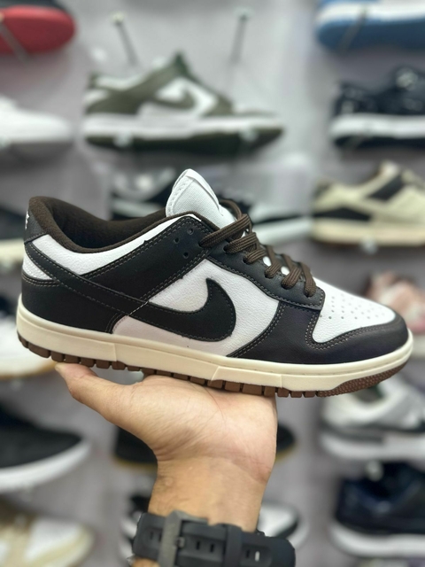 Nike Dunk Low - Branco/Marrom Chocolate - comprar online