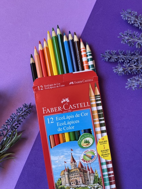 Lápis de cor Faber Castell - 12 eco lápis
