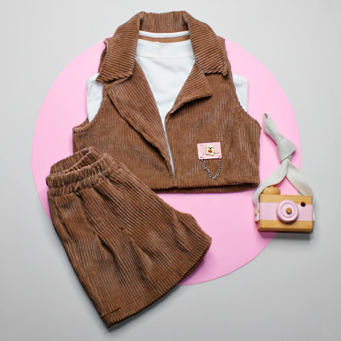 CONJUNTO CHALECO CORDUROY - comprar en línea