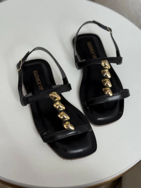 Rasteira Flat de Tiras Ellen