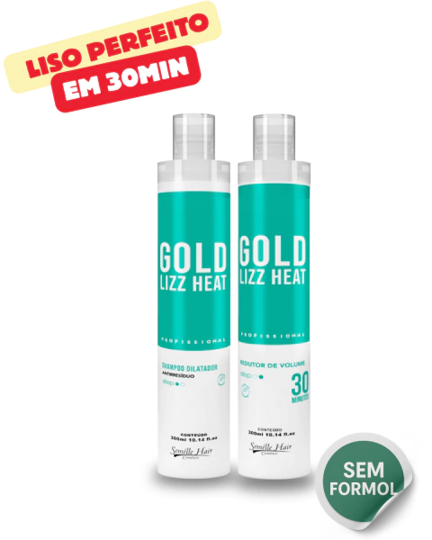Kit Selagem sem Formol Gold Lizz 300ml - comprar online