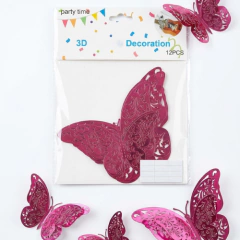 MARIPOSA 3D CALADA - 12PCS en internet