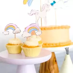 Topper Cupcakes Unicornios - 9 unidades en internet