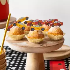 Topper cupcakes Autitos - 9 unidades - comprar online