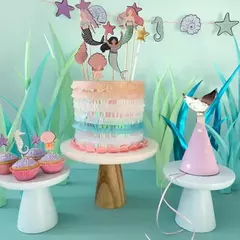 Topper Cupcakes Sirena - 9 unidades - comprar online