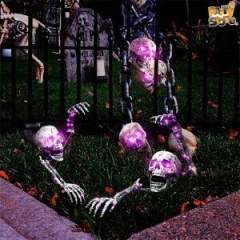 Set Calavera y Brazos de la CRIPTA LED