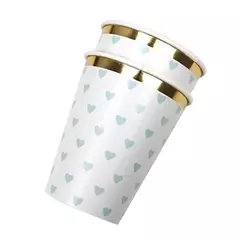 Vasos corazones x10 - tienda online