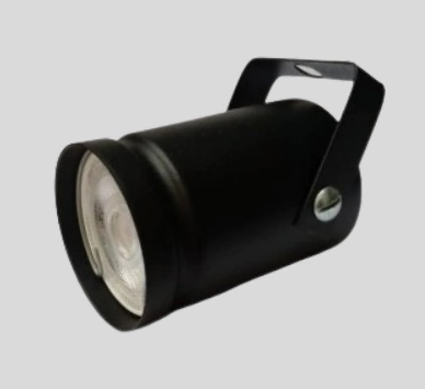 Cabezal Negro 5cm 1 Luz para Dicro