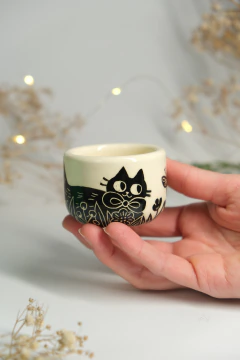 Taza Gato y Mariposa